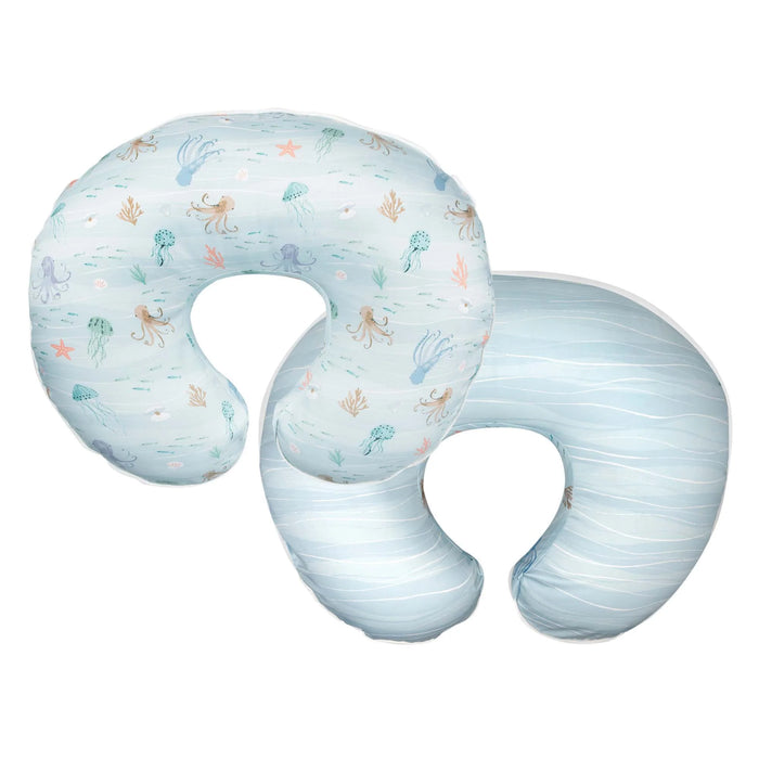 Boppy Nursing Pillow and Positioner, Blue Ocean - Preggy Plus
