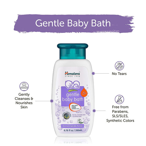 Himalaya Gentle Baby Bath 200ml - Preggy Plus