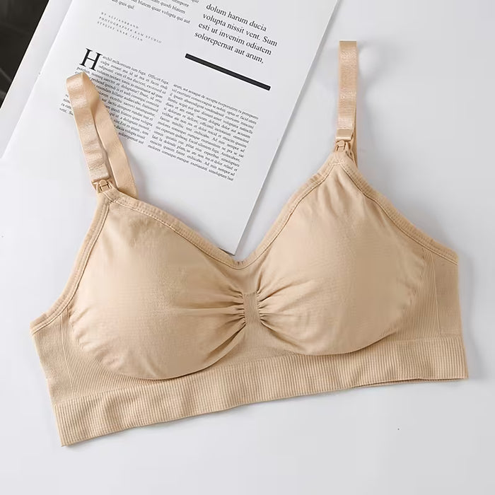 The ComfortFit Nursing Bra - Apricot/Medium