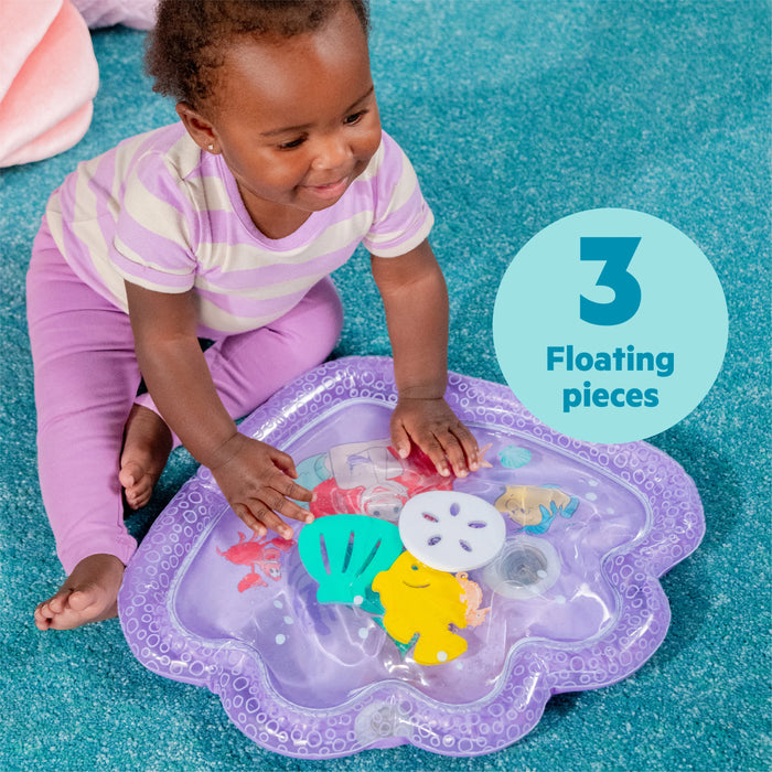 The Little Mermaid Sea Treasures Tummy Time Water Mat