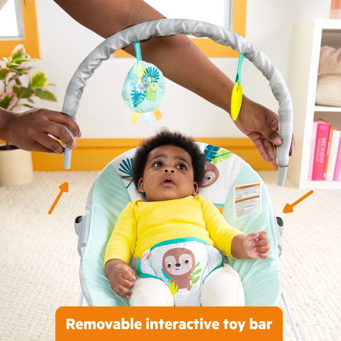 Bright Starts Wild Wonders Vibrating Baby Bouncer