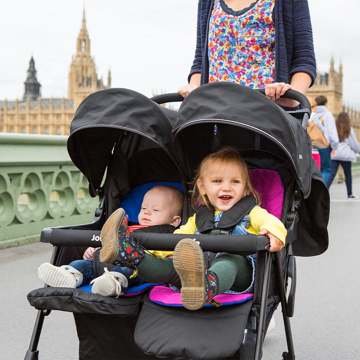 Joie Aire Twin Stroller with Reversible Seat Pads