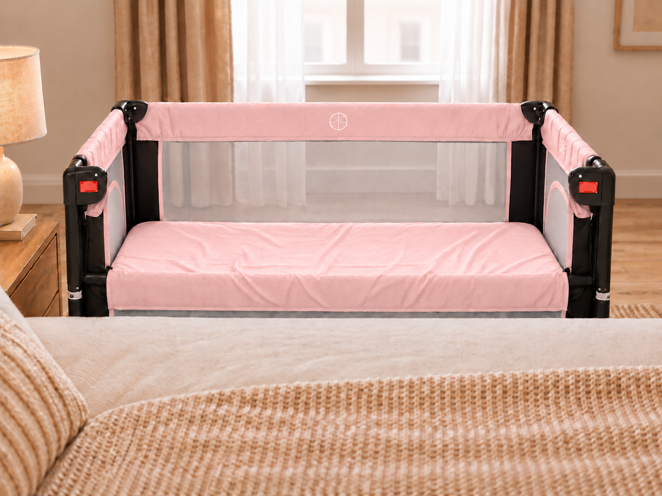 Mami Love Madison Multi-Function Playard & Co-Sleeper – Pink