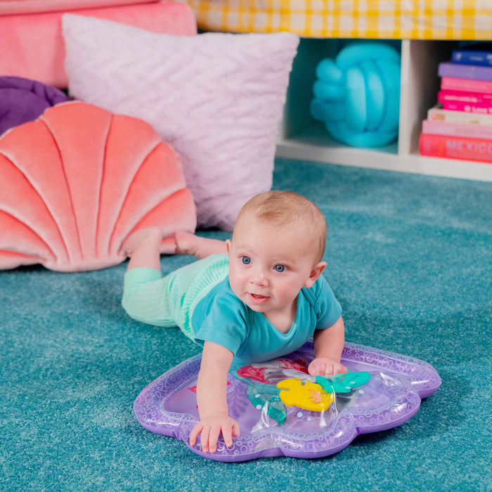 The Little Mermaid Sea Treasures Tummy Time Water Mat