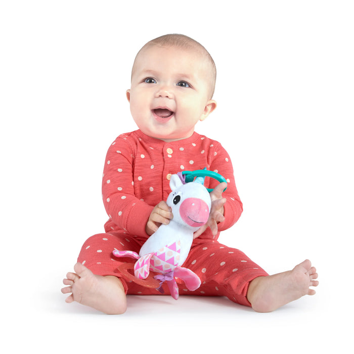 Bright Starts Sparkle & Shine Unicorn On-the-Go Take-Along Toy