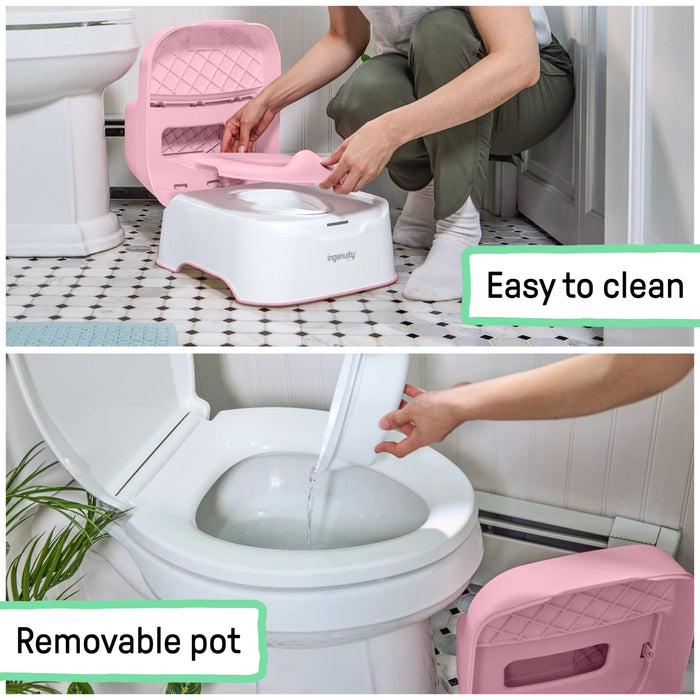Ingenuity Prepare to Potty 3-in-1 System - Pink