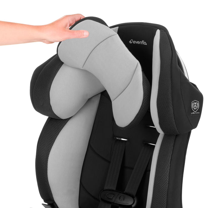 Evenflo Chase Plus 2-in-1 Booster Car Seat (Huron Black)