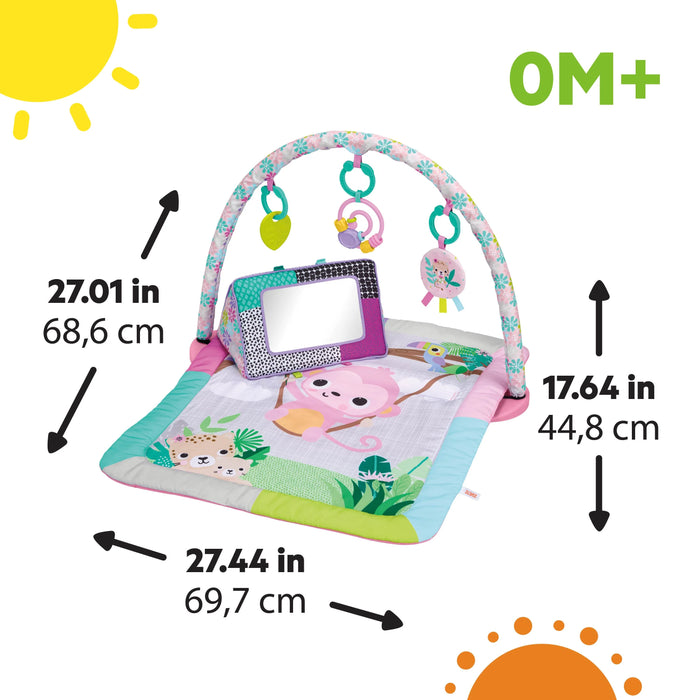 Bright Starts Treetop Bloom Baby Activity Gym & Tummy Time Mat