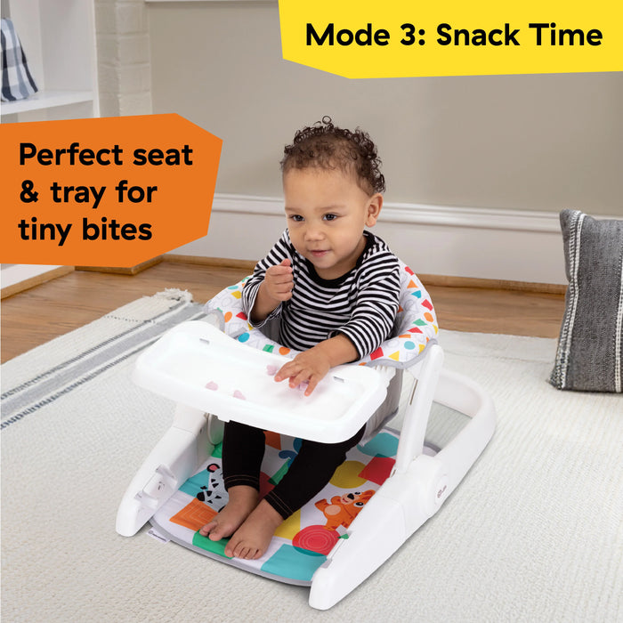 Baby Einstein 4-in-1 Kickin' Tunes Learn-to-Sit Music & Language Floor Seat