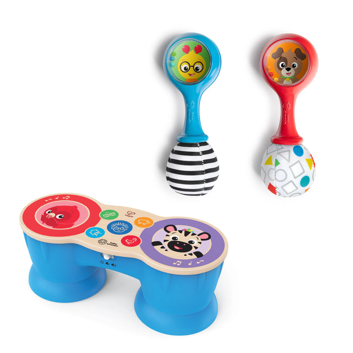 Baby Einstein First Tunes Drum & Shakers Musical Gift Set, 3-Piece