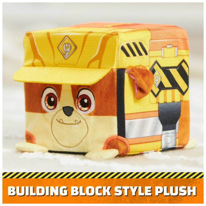 Paw Patrol Rubble & Crew Assorted Cube Plushies