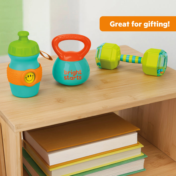 Bright Starts Off to the Gym 3 Piece Gift Set