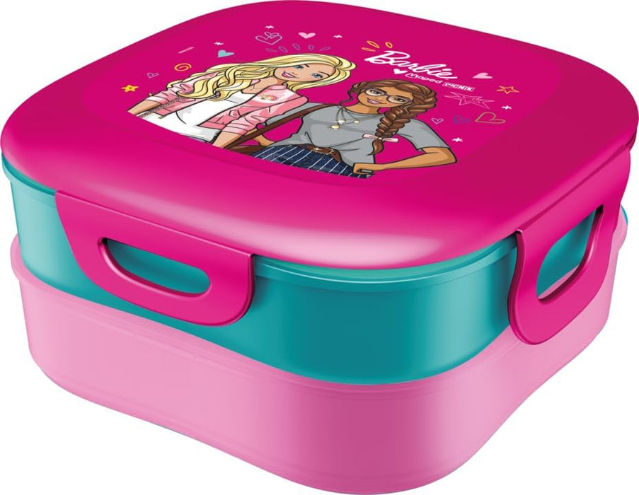 Maped 2-Compartment Picnik Lunch Box, Barbie