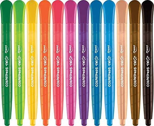 Maped Crayons 12ct Color'peps Twist - Preggy Plus