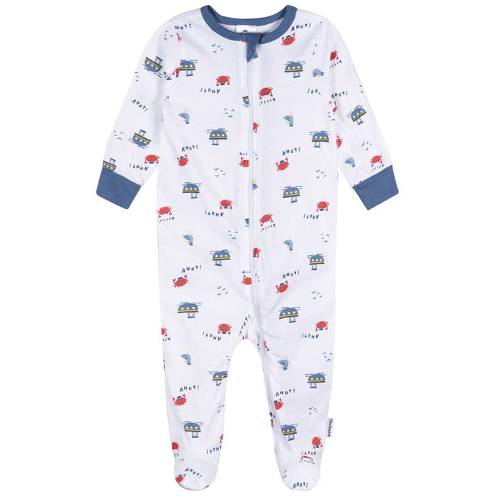 Gerber Baby Boys Ahoy Sleep 'N Play, 6-9 Months (583355 B01 NB2 6-9M) - Preggy Plus