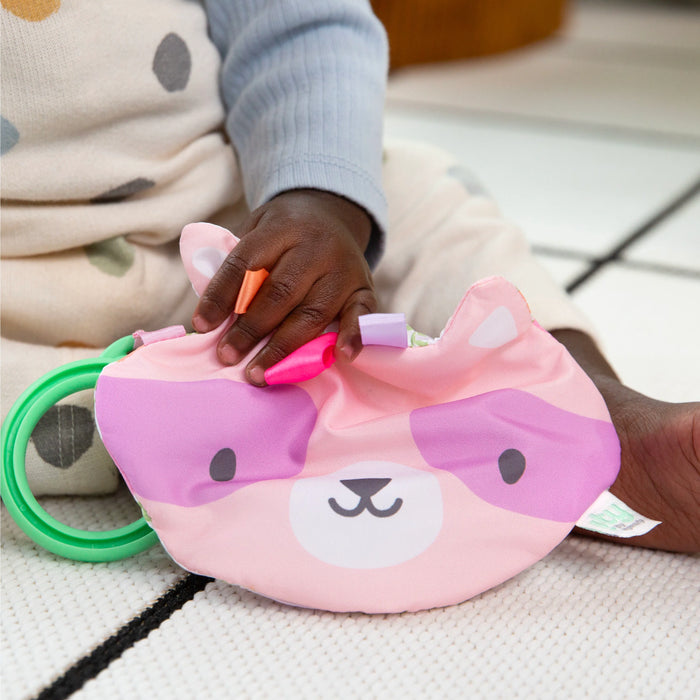 ity by Ingenuity Crinklet, Crinkle Toy - Raccoon