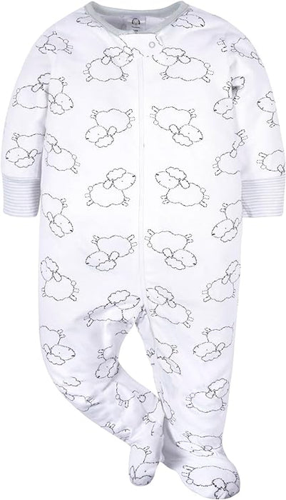 Gerber 2-Pack Baby & Toddler Boys Sheep Dreams Pajamas, 0-3 Months (439941 N02 0/3))