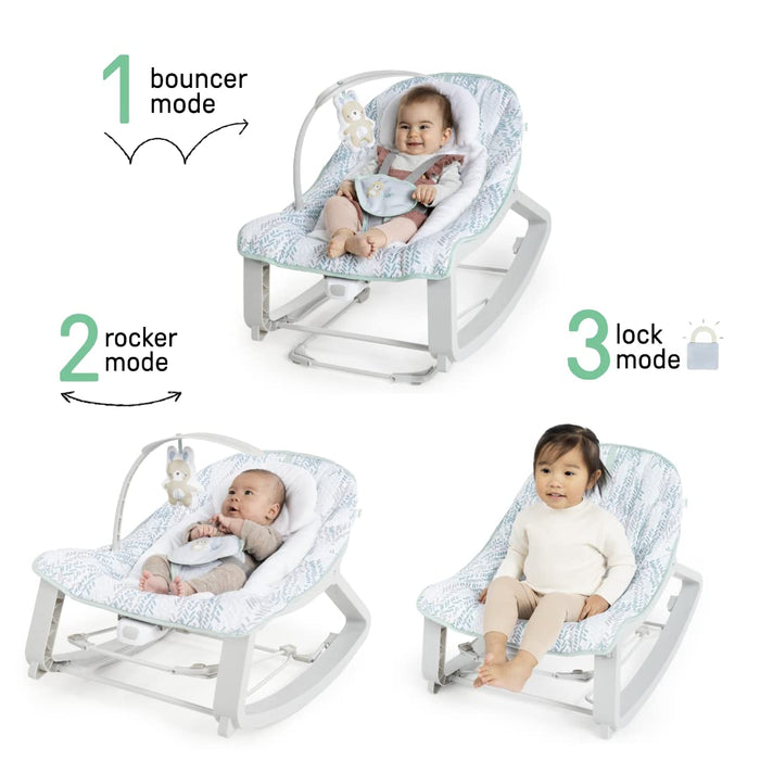 Ingenuity Keep Cozy 3-in-1 Grow with Me Bouncer & Rocker - Spruce