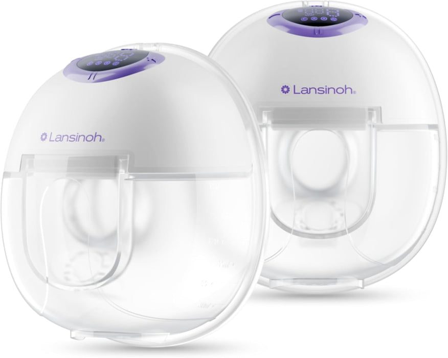 Lansinoh Discreet Duo Wearable and Hands-Free Breast Pump