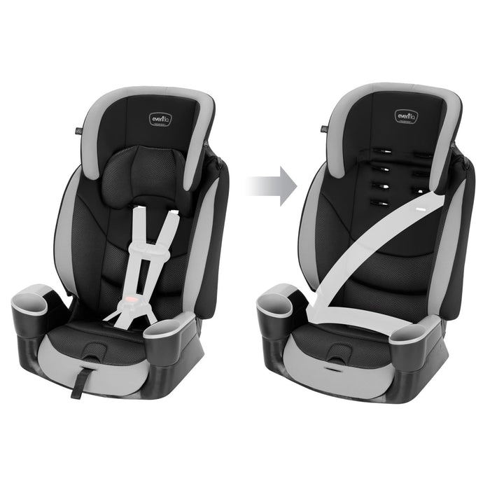 Evenflo Maestro Sport Harness Booster Car Seat (Granite Gray)