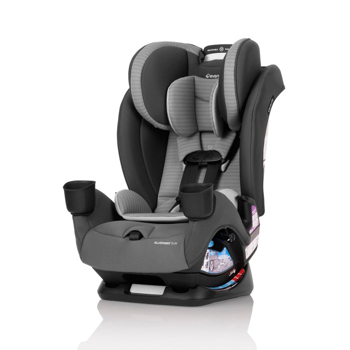 Evenflo All4Stages Slim 4-in-1 Convertible Car Seat (Baldwin Grey)