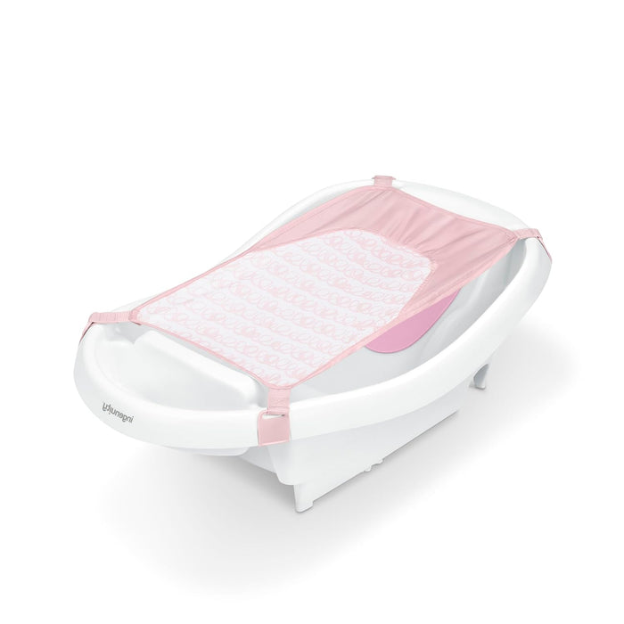 Ingenuity Comfy Clean 3-in-1 Newborn to Toddler Baby Bathtub, with Removable Sling, Pink