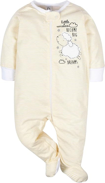 Gerber 2-Pack Baby & Toddler Boys Sheep Dreams Pajamas, 12 Months (439941 N02 12M)