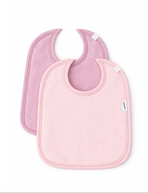 Gerber 2-Pack Baby Girls Light Pink Bibs (624552 G02 OSZ) - Preggy Plus
