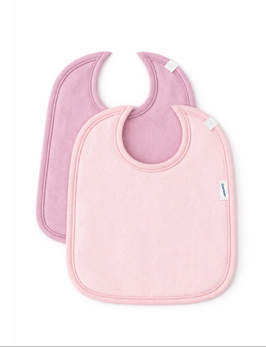 Gerber 2-Pack Baby Girls Light Pink Bibs (624552 G02 OSZ) - Preggy Plus