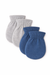 Gerber Baby Boy's 2-Pack Mittens, Blue/Grey, 0-3 Months (624632 B02 0/3) - Preggy Plus