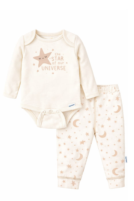 Gerber 2-Piece Baby Star Universe Onesies® Bodysuit and Pants Set, 12 Months (624796 N01 NB5 12M) - Preggy Plus
