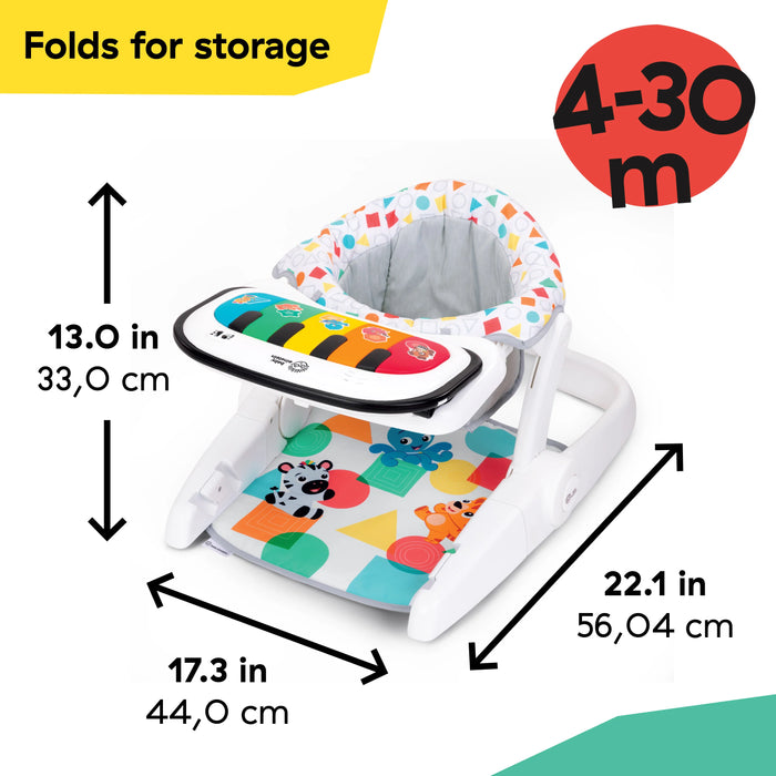 Baby Einstein 4-in-1 Kickin' Tunes Learn-to-Sit Music & Language Floor Seat