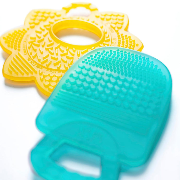 Bright Starts Multi-Textured BPA-Free Baby Teethers, Sunny Soothers, 2pk