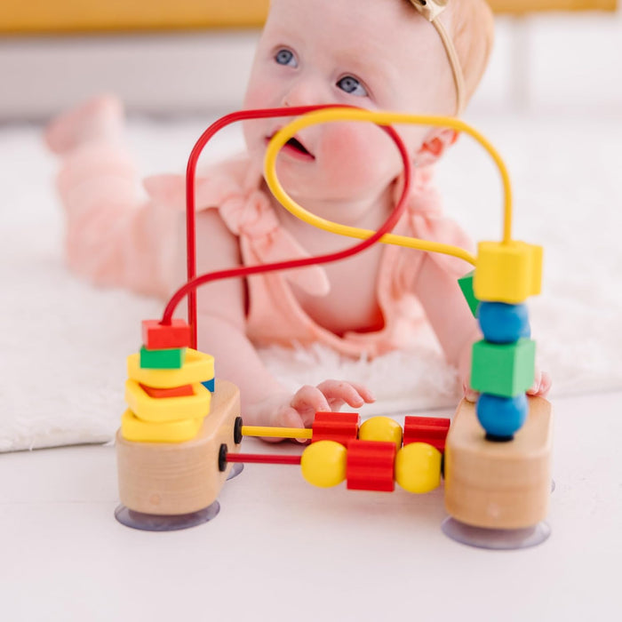 Melissa & Doug First Bead Maze - Wooden Educational Toy