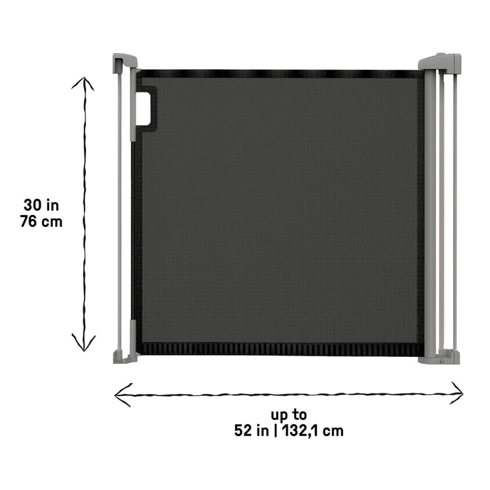 Summer by Ingenuity - The Thruway 52W Series Pet and Baby Retractable Gate with Tuck Away Mesh