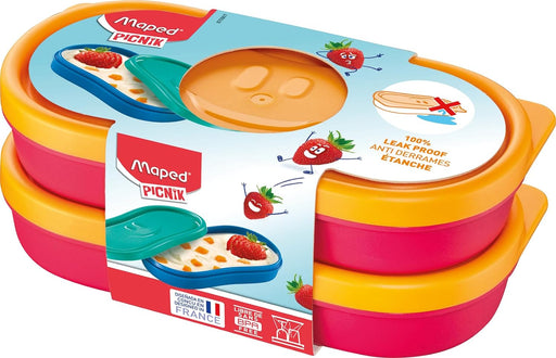 Maped Picnik Concept Kids Snack Box - 150ml, Pink, 2 pack - Preggy Plus