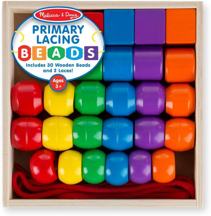 Melissa & Doug Primary Lacing Beads