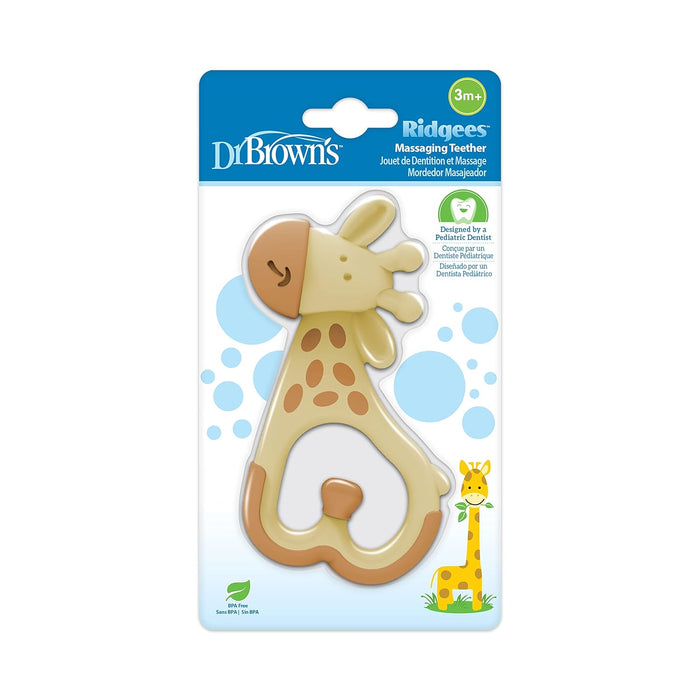 Dr Brown's Ridgees Giraffe Massaging Teether - Preggy Plus