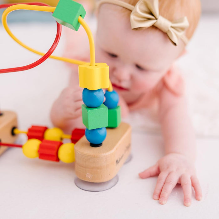 Melissa & Doug First Bead Maze - Wooden Educational Toy