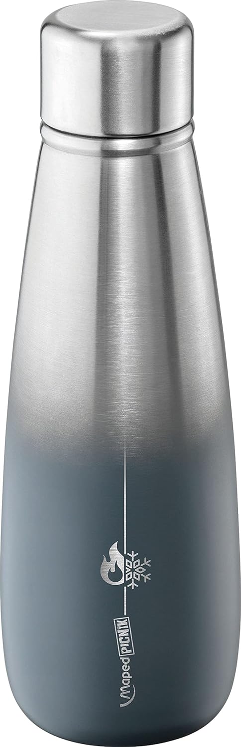 Maped PICNIK Adult Concept Thermal Bottle 500 ml Stainless Steel, Gray - Preggy Plus