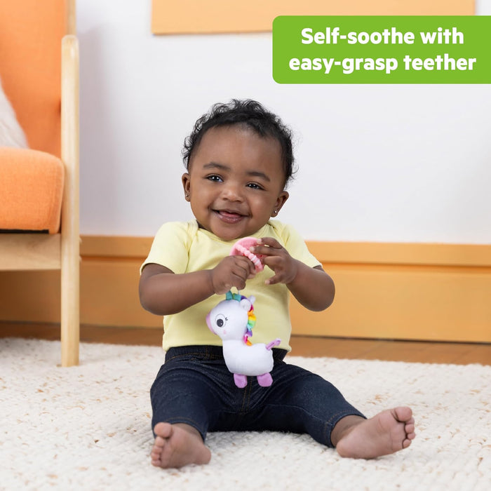 Bright Starts SootheMate Plush Unicorn Teether Toy