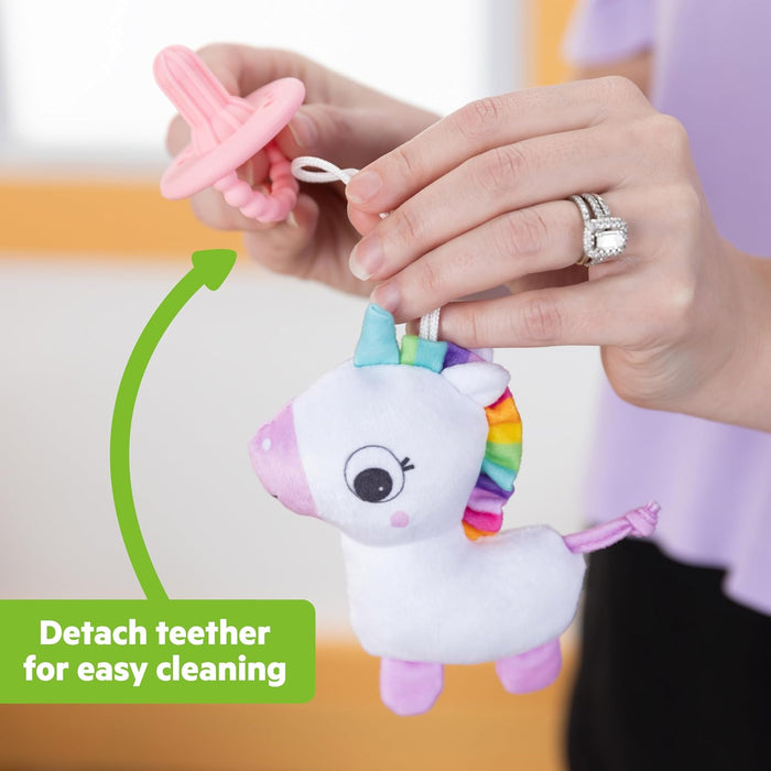 Bright Starts SootheMate Plush Unicorn Teether Toy