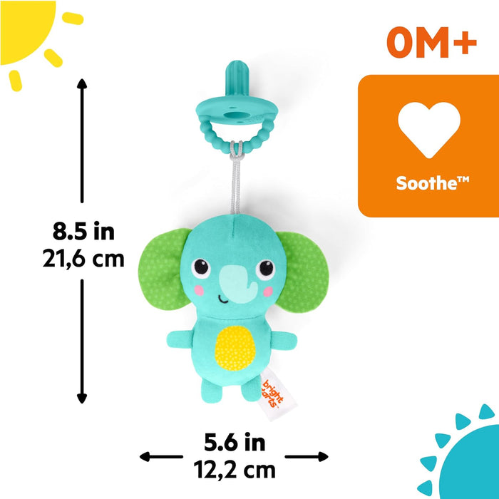 Bright Starts SootheMate Plush Elephant Teether Toy