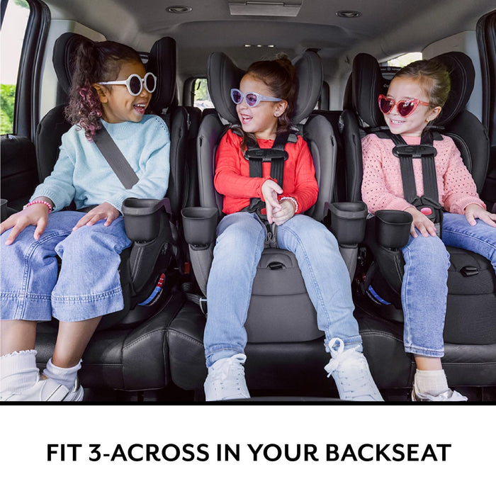 Evenflo All4Stages Slim 4-in-1 Convertible Car Seat with Canopy (Howell Black)