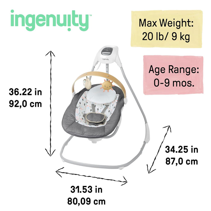 Ingenuity SimpleComfort ™ Compact Soothing Swing - Parker ™