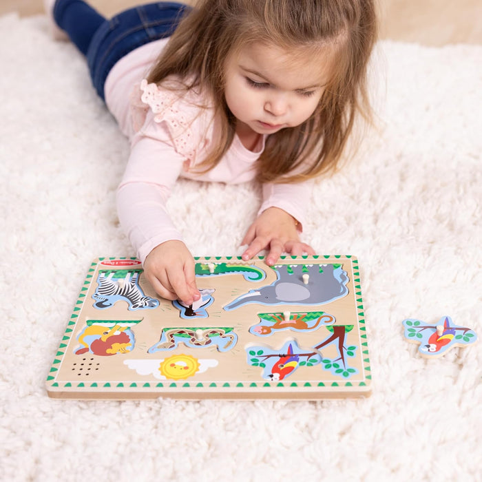 Melissa & Doug Zoo Animals Sound Puzzle