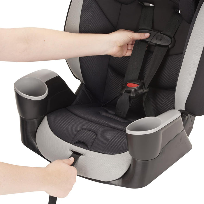 Evenflo Maestro Sport Harness Booster Car Seat (Granite Gray)