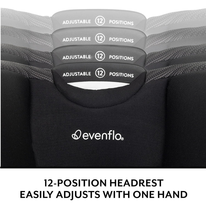Evenflo All4Stages Slim 4-in-1 Convertible Car Seat (Baldwin Grey)