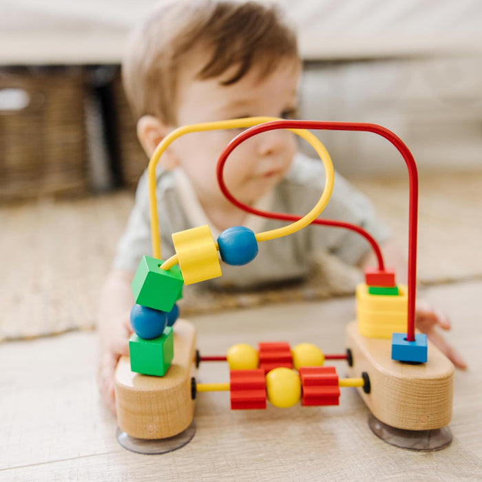 Melissa & Doug First Bead Maze - Wooden Educational Toy