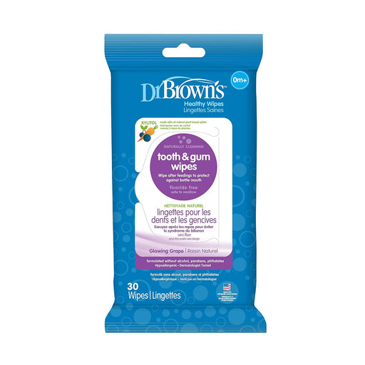 Dr. Brown's Tooth & Gum Wipes, 30 count - Preggy Plus